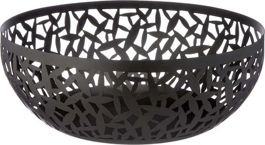 Alessi Cactus Φρουτιέρα Μεταλλική Μαύρη 29x29x10.8εκ.