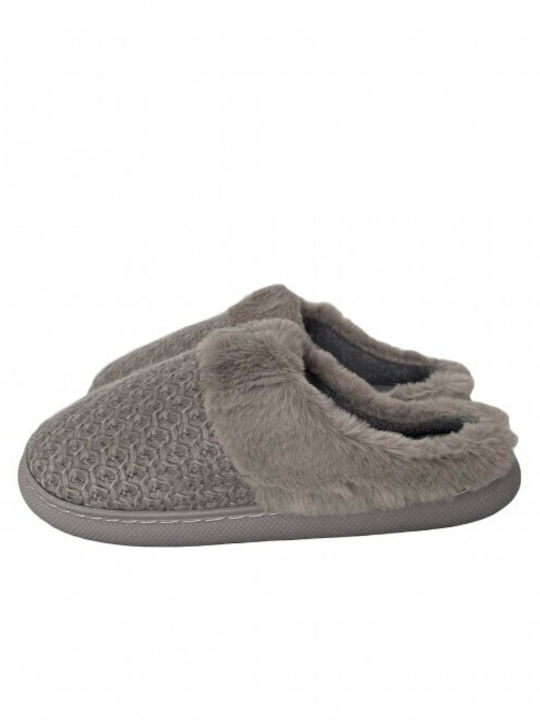 Jomix Winter Damen Hausschuhe Grey