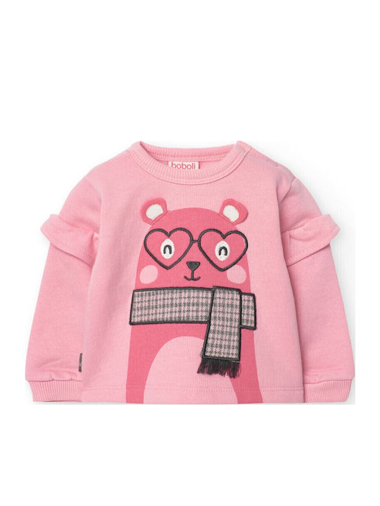 Kinder-Set mit Hose Winter 2Stück Pink