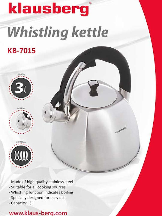 Klausberg Ceainic Inox Argintiu 3000ml