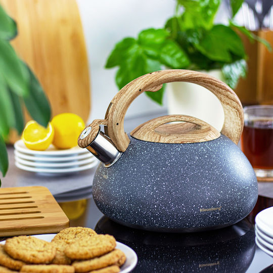 Klausberg Τσαγιέρα Ανοξείδωτη Γκρι 2700ml