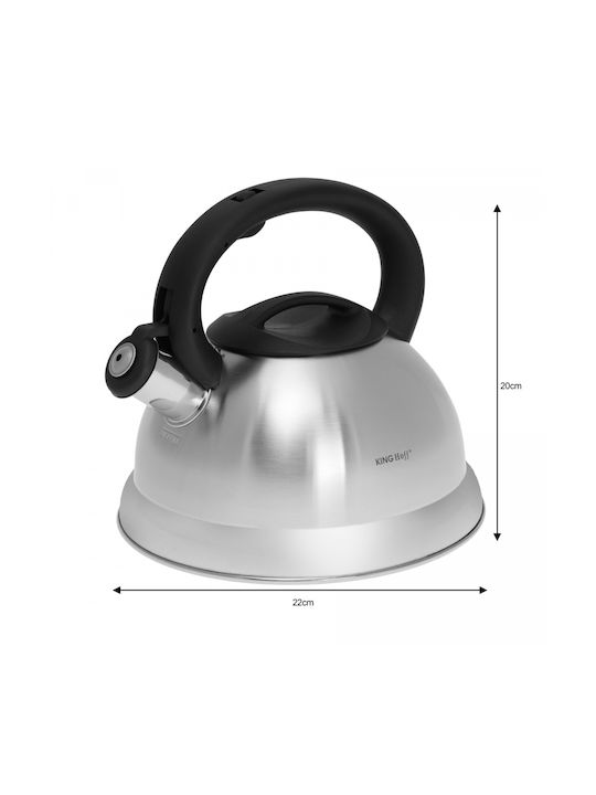 KING Hoff Βραστήρας Ανοξείδωτος Ασημί 3000ml