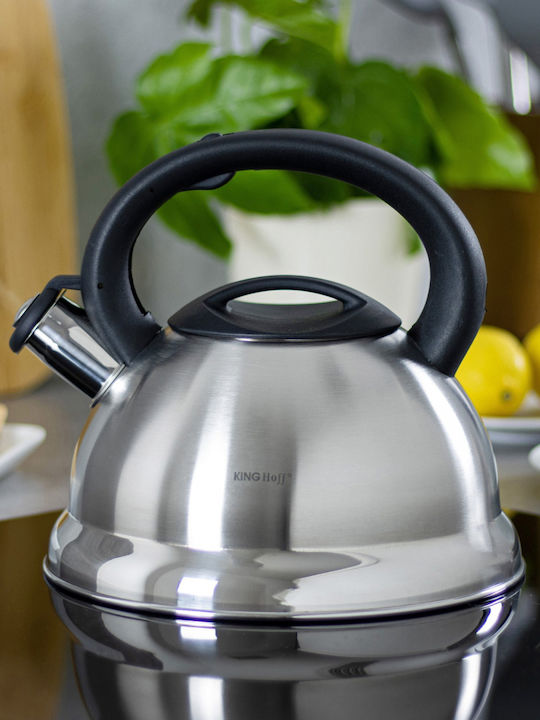 KING Hoff Βραστήρας Ανοξείδωτος Ασημί 3000ml