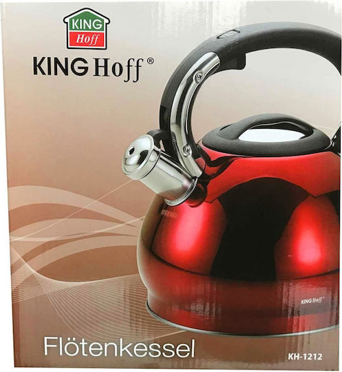 KING Hoff Кана Неръждаем Червен 3400мл