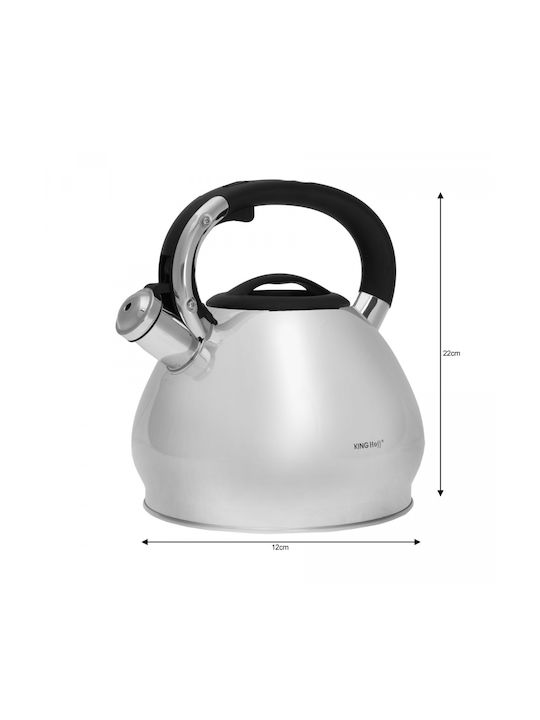 KING Hoff Kettle Stainless Steel Silver 3400ml