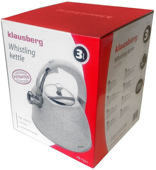 Klausberg Τσαγιέρα Αλουμινίου Μπεζ 3000ml