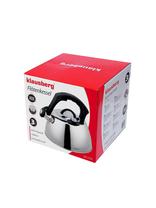 Klausberg Βραστήρας Ανοξείδωτος Γκρι 3000ml