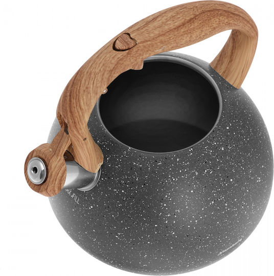 Klausberg Τσαγιέρα Ανοξείδωτη Γκρι 2800ml
