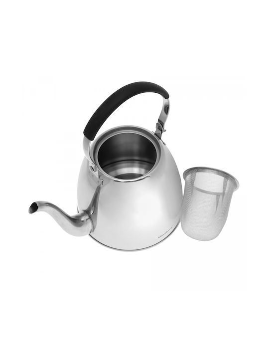 Klausberg Fierbător cu Filtru Inoxidabil Argintiu 1100ml