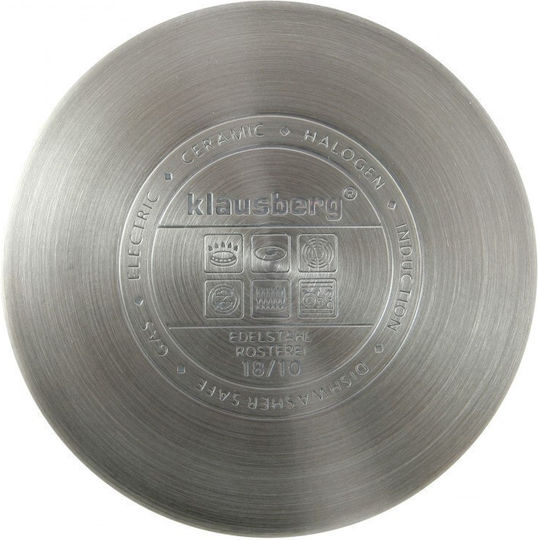 Klausberg Βαθιά Ανοξείδωτη Κατσαρόλα 2.5lt / 18cm