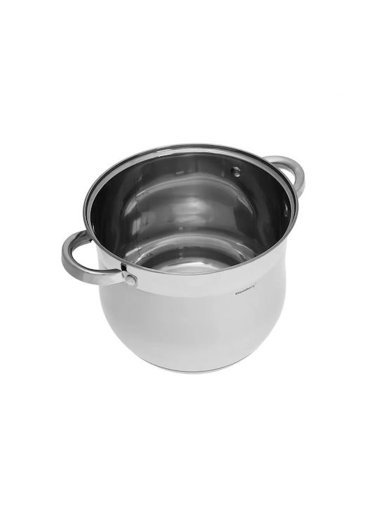 GGMgastro Βαθιά Ανοξείδωτη Κατσαρόλα 7lt / 22cm