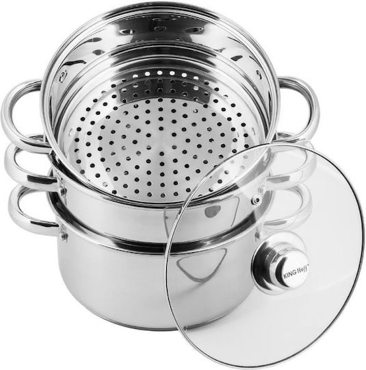 KING Hoff Tiefer Topf aus Aluminium 5Es / 24cm KING Hoff Tiefer Topf aus Aluminium 5Es / 24cm