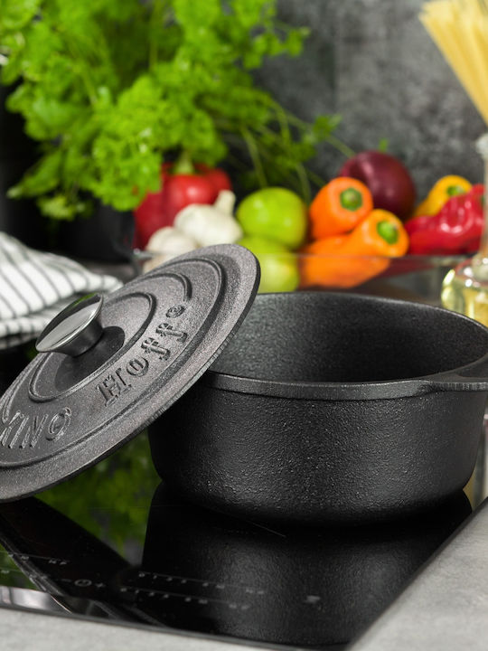 KING Hoff Deep Pot made of Cast Iron 4lt / 24cm