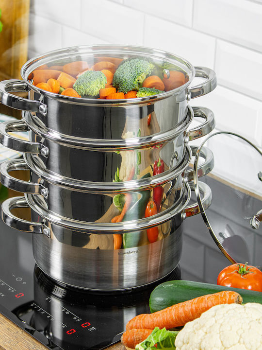 Klausberg Deep Stainless Steel Pot 5lt / 24cm