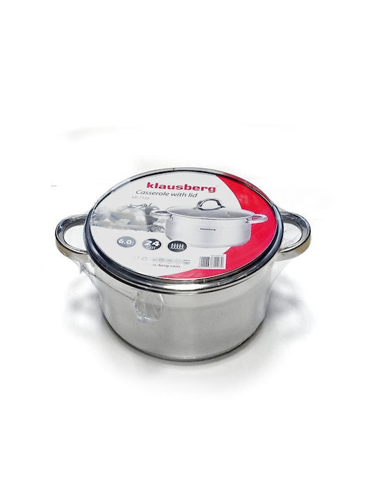 Klausberg Deep Stainless Steel Pot 14lt / 32cm