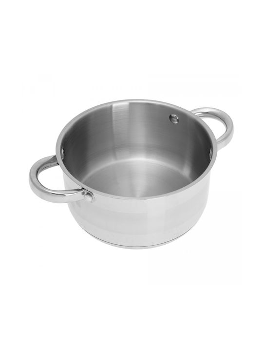 KING Hoff Deep Stainless Steel Pot 2lt / 18cm