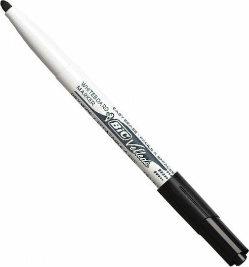 BIC Whiteboard Velleda 1741 Μαρκαδόρος Πίνακα Μαύρος 1.4mm