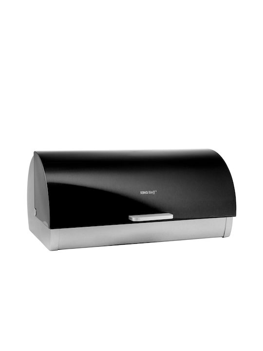KING Hoff Cutie de pâine cu capac Inox Argintie 36x21x17cm