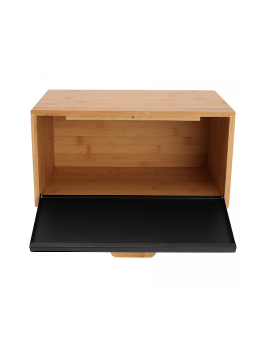 Klausberg Bread Box made of Bamboo Gray 38x26x23cm