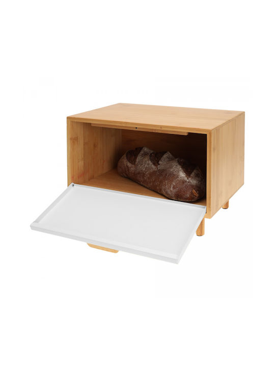 Klausberg Bread Box made of Bamboo Gray 38x26x23cm