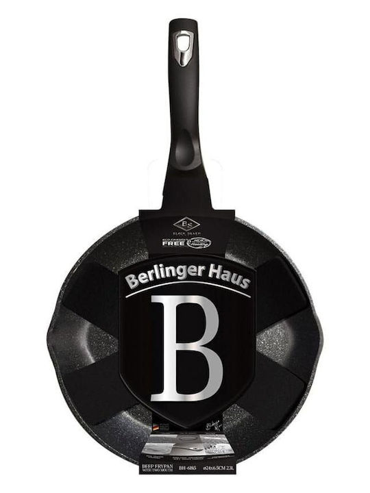 Berlinger Haus Black Silver Τηγάνι από Αλουμίνιο με Κεραμική Επίστρωση 24cm