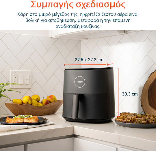 Cosori Chef Edition Friteuză cu aer 4.7lt Gri