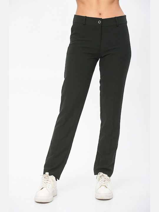 Kannelis Femei Tesatura Pantaloni Black