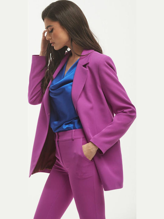 Damen Purple Anzug
