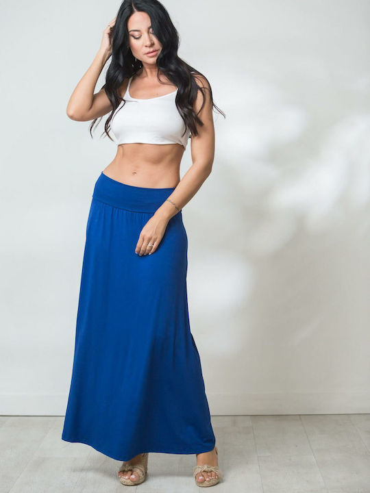 Boutique Maxi Skirt Turquoise