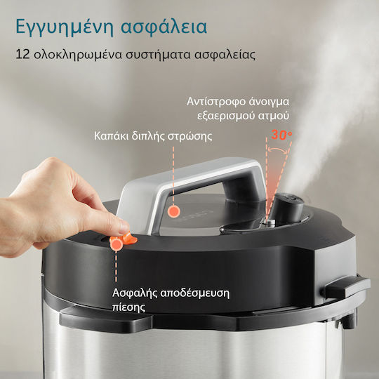 Cosori Multi-Function Cooker 5.7lt 1100W Black