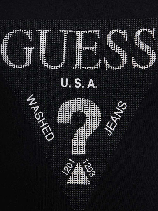 Guess Ανδρική Μπλούζα Μαύρη