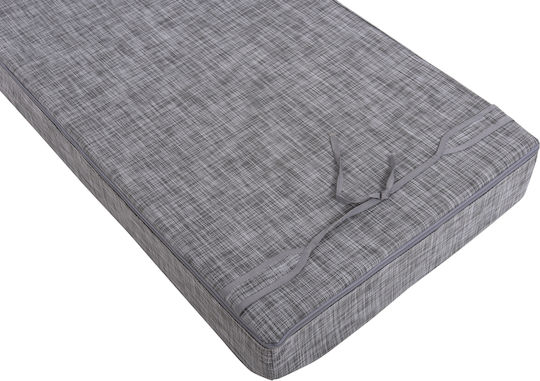 HomeMarkt Sunbed Cushion with Backrest Sifnos Gray 70x200cm
