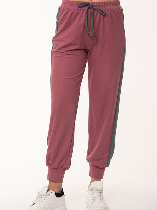 Boutique Women's Fabric Trousers with Elastic Puse