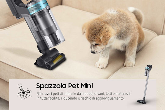 Samsung Jet 75 Pet Прахосмукачка 2 в 1 Stick & Ръчна Сива