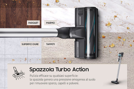 Samsung Jet 75 Pet Прахосмукачка 2 в 1 Stick & Ръчна Сива