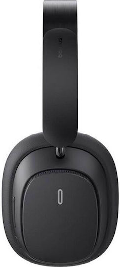 Baseus Bowie H1 Pro Wireless / Wired Over Ear Headphones with 80 hours of Operation and Quick Charge Black