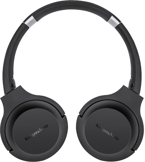 Kruger & Matz Wave 2 Ασύρματα / Ενσύρματα On Ear Ακουστικά με 4 ώρες Λειτουργίας Μαύρα
