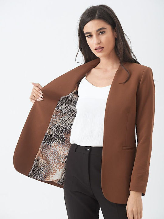 Kannelis Damen Blazer Coffee