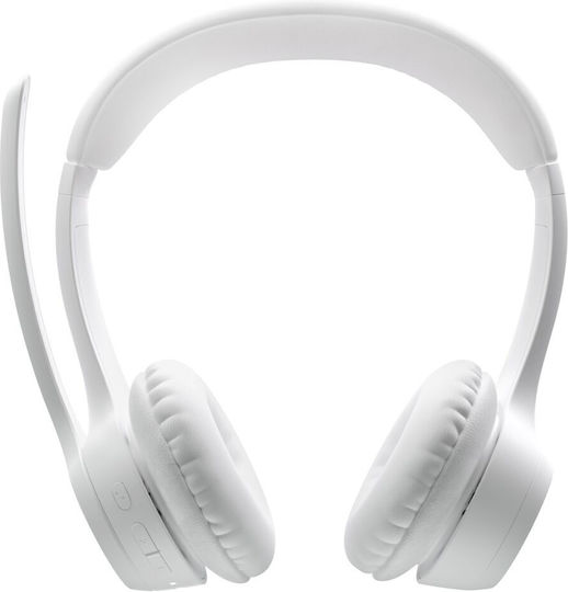 Logitech Zone 300 Wireless On Ear Multimedia Headphone with Microphone Bluetooth White