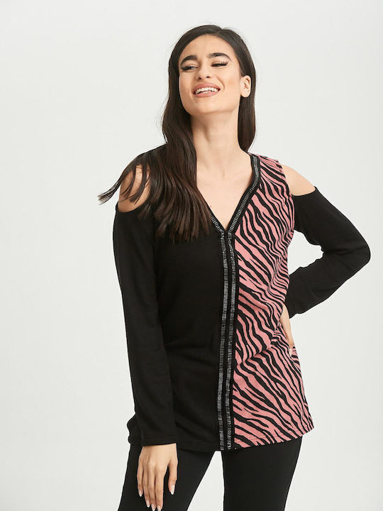 Bluze Damă Off-Shoulder Bej