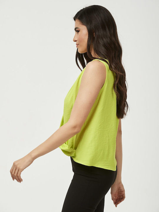 Bluza Damă Fără Mânecă Verde