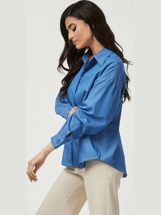 Damen Bluse Blau