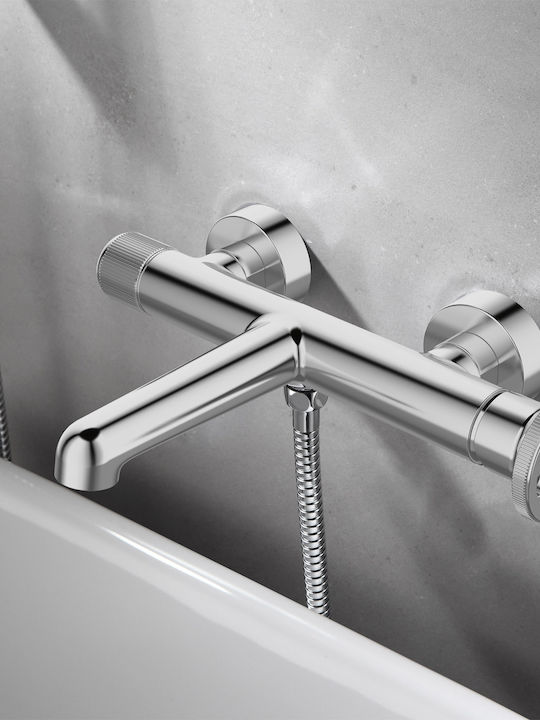 Karag Mixing Bathtub Shower Faucet Silver