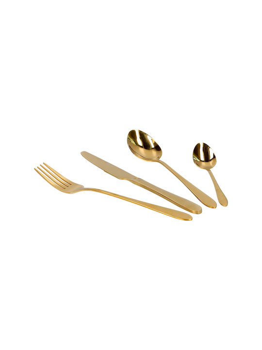 Homla Cutlery Set Stainless Yellow 16pcs