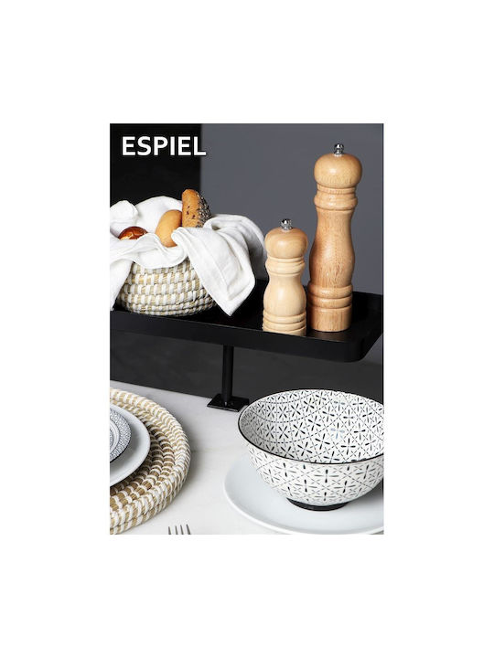 Espiel Manual Set Spice Mills made of Wood in Brown Color 16cm 1pcs