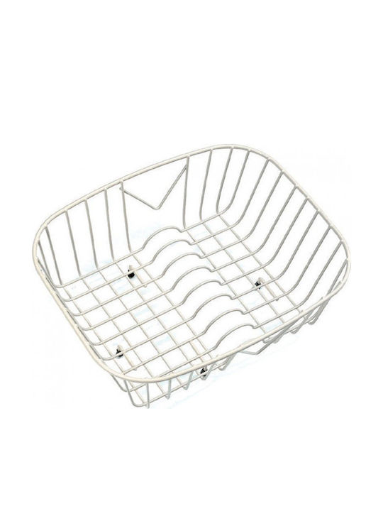 Gloria Over Sink Dish Draining Rack from Stainless Steel in Silver Color 36x32cm