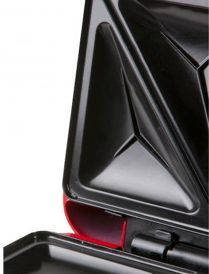 Domo DO9242W Sandwich Maker cu Plăci Detasabile pentru for 2 Sandwiches Sandvișuri 750W Roșie