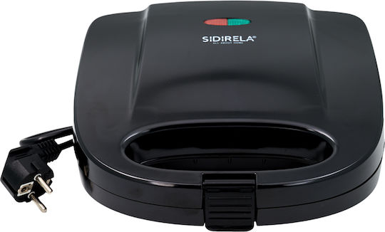 Sidirela Τοστιέρα για 2 Τοστ 800W Μαύρη