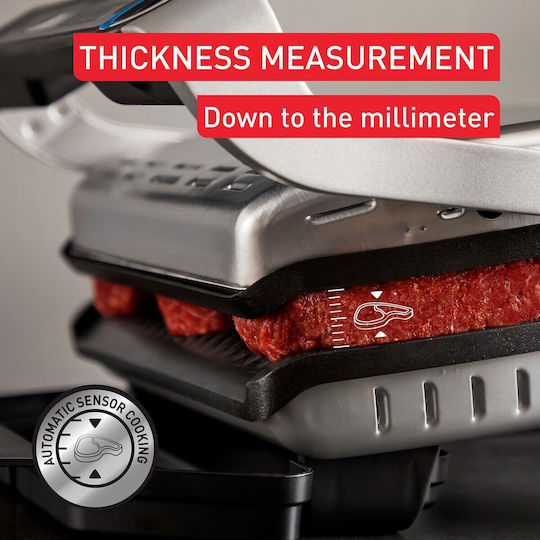 Tefal Optigrill Upgrade + Tong Sus Sandwich Maker Grill with Removable Plates 2000W Inox