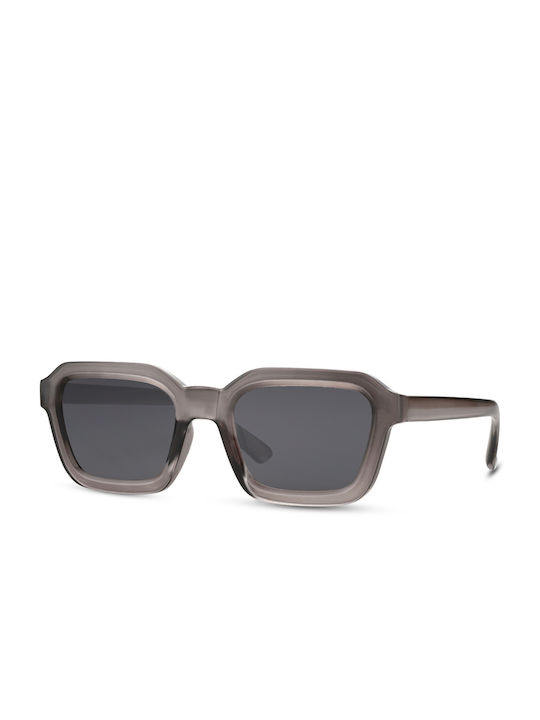 Solo-Solis Sunglasses with Gray Plastic Frame and Gray Lens NDL6726